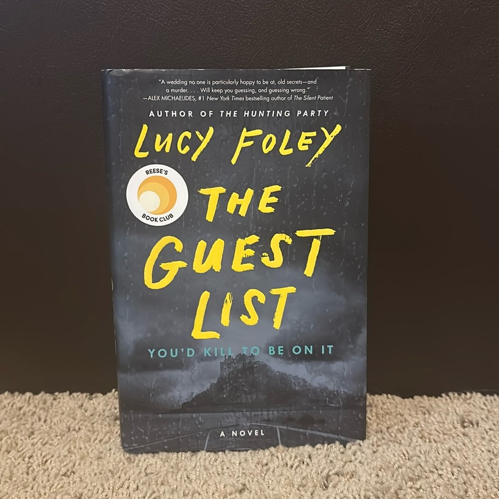 “The Guest List” by Lucy Foley in Hardback